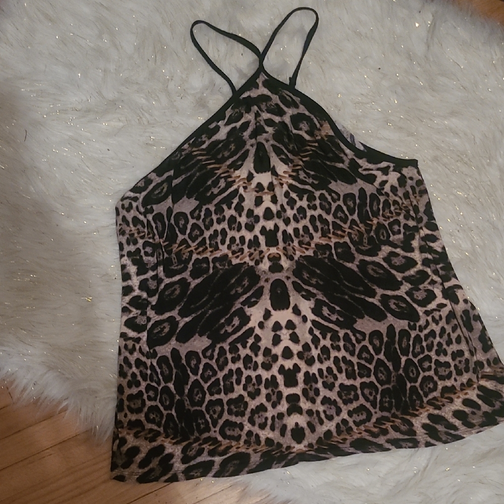 Chic Leopard Print Camisole Top NWOT